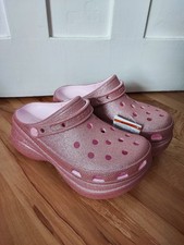 Crocs Bae Glitter Clog Pink