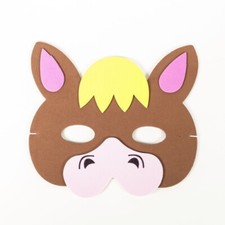 Moosgummi masken bauernhof - moosgummi-masken, bauernhof,
