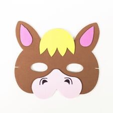 Moosgummi-Masken Bauernhof, 6 Stück