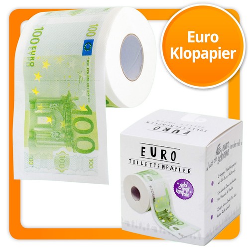 100 euro toilettenpapier - 100,
