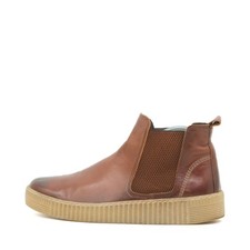 Gabor Damen Chelsea Boots Stiefelette Braun Echtleder Elastisch Komfort EU 39