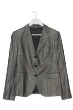 TAGLIATORE Kurz-Blazer Damen Blazer Gr. DE 38 hellgrau Business-Look