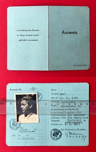Ddr ausweis mit foto - ddr,