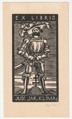 Antonin burka exlibris - antonin, für