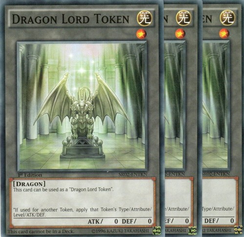 Yugioh dragon lord token - yugioh,