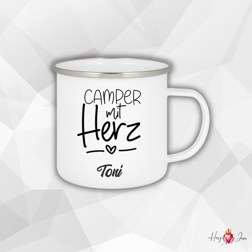 Personalisierte emaille tasse - emaille,