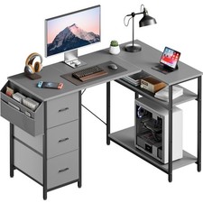 120/140 cm Schreibtisch mit 3