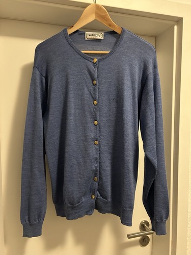 Burberry cardigan blau - burberry, merino