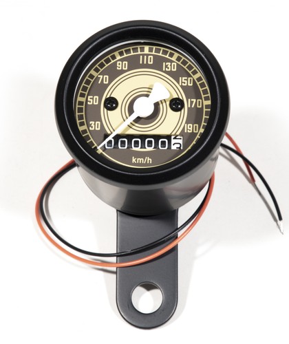 Mini tacho schwarz - schwarz, km/h