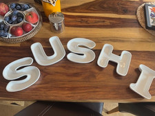 Sushi Geschirr Set - 5 Buchstaben für Sushi