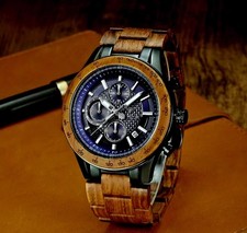 Herren Holz Armband Uhr