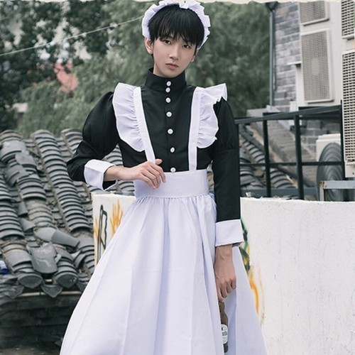 Unisex sissy kellnerinnenkleid - unisex,