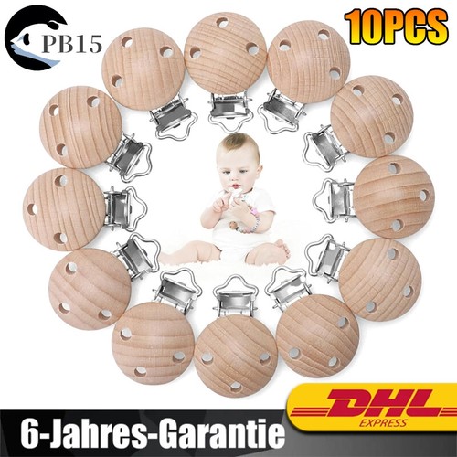 Schnullerclip holz baby - schnullerclip,