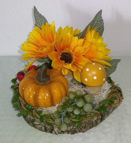 Herbstgesteck - , 🌻