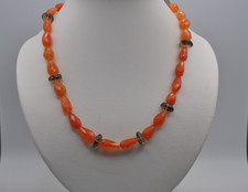 Carnelian Faceted Cut Necklace