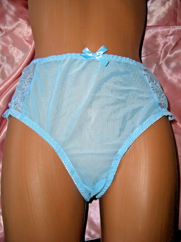Herrliches sissy satin - sissy, spitzen