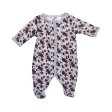 Name It, Strampler, Größe: 50, Weiß/Braun/Grün/Mehrfarbig, Bio-Baumwolle #eul