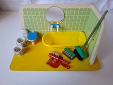 DDR Spielzeug, Puppenstube Badezimmer, gebraucht, guter Zustand