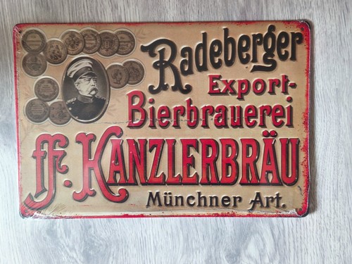 Blechschild radeberger - blechschild,
