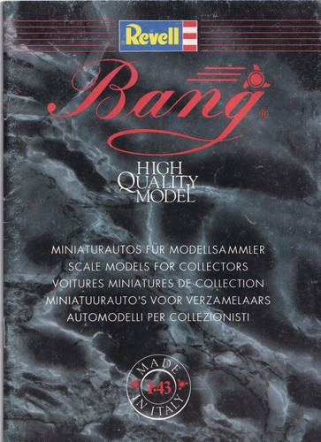 Revell bang 1992 vintage - revell,