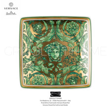 Versace Rosenthal - Medusa Garland Green - Tasse/Untertasse eckig flach 12 cm