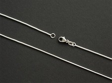 Silberkette Schlangenkette Kette echt Sterling Silber 925 1 mm 38 40 42 45 50 cm