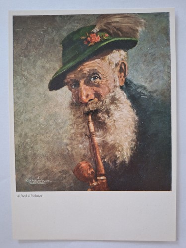 Postkarte trachten alfred - postkarte,