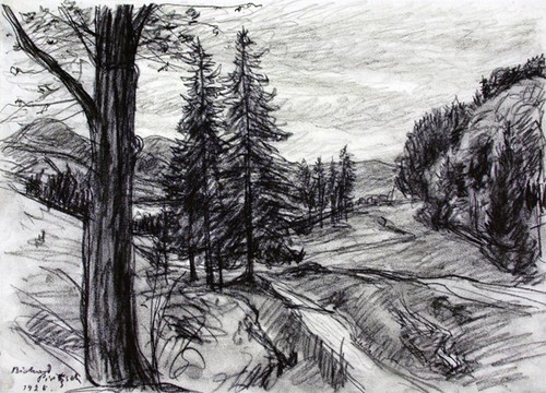 Voralpenlandschaft - , im