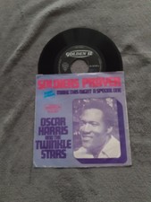 Seltene Single von Oscar Harris im Originalcover auf Golden 12