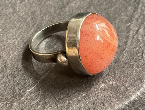 Prächtiger ring silber mit - ring,