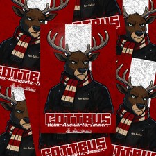 100x Cottbus Aufkleber/