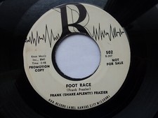 FRANK FRAZIER 45 'FOOT RACE' USA R HOT 1960 BLUES R&B STROLLER VG++