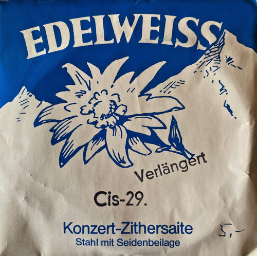Edelweiss harfenzither saite - edelweiss, harfenzither-saite