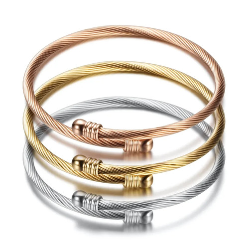 Damen edelstahl armreif - damen,