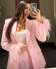 Zara Einreiher Blazer Jacke