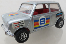 Corgi British Leyland Mini 1000 in silber "team corgi"