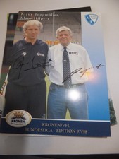 FUSSBALL AUTOGRAMM KARTEN -