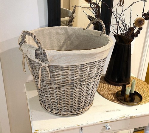 Echt rattan weidenkorb mit - echt,