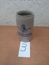 Alter  Bierkrug, 1 Ltr,  Maßkrug Gräfl. Brauerei Adldorf, Bienbach Arco Valley, 