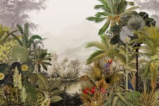 Keilrahmenbild KOMAR HIDING PARROT, BxH 90x60 cm