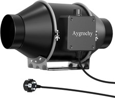 Rohrventilator Abluftventilator mit EC-Motor Ventilator 100mm Regelbar