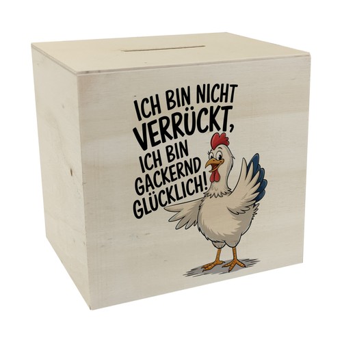 Fröhliches huhn gackernd - fröhliches,