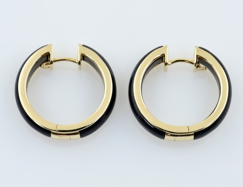 Jette joop creolen - joop, onyx