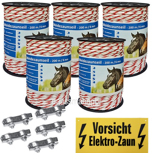 1000 meter weidezaunseil mm - 1000,