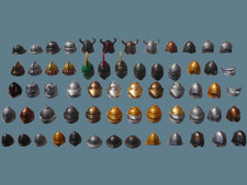 Playmobil Helme Helm Visierhelme Auswahl uvm. Ritter Wikinger Barbaren etc.