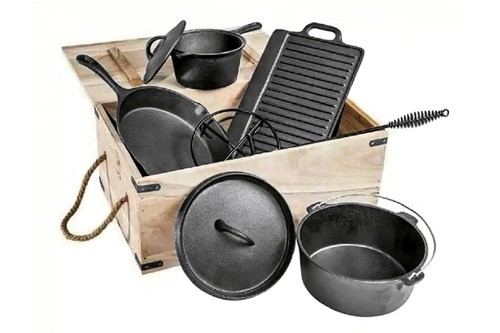 Gusseisen dutch oven - gusseisen, 9-tlg