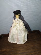 Alte Puppe-Frankreich-Frau- Märchen-Cafe-Kaufladen-Puppenhaus-Puppenstube