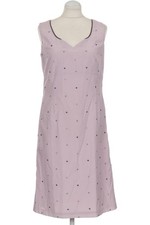 Hirsch Kleid Damen Dress Damenkleid Gr. EU 40 Baumwolle Lila #b7eba48