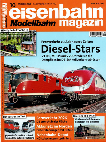Eisenbahn modellbahn magazin - modellbahn,
