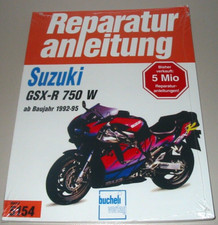 Reparaturanleitung Suzuki GSX-R 750 W ab Baujahr 1992 - 1995 Reparatur Buch NEU